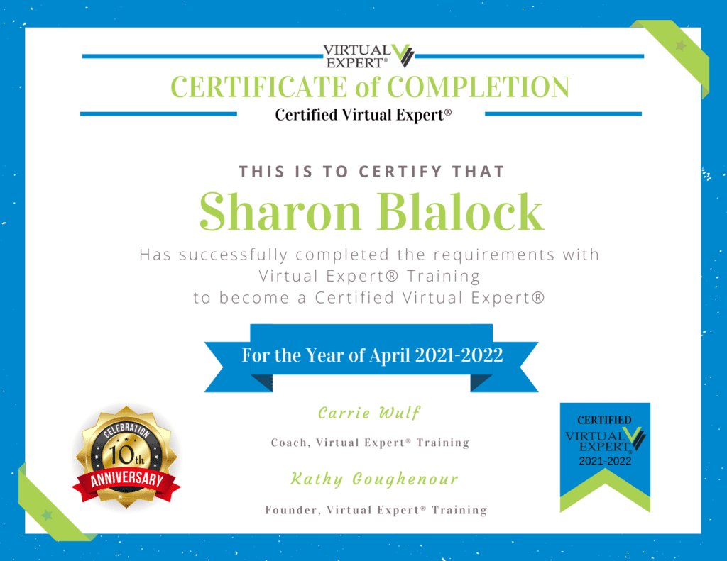 Certified Virtual Expert Cert